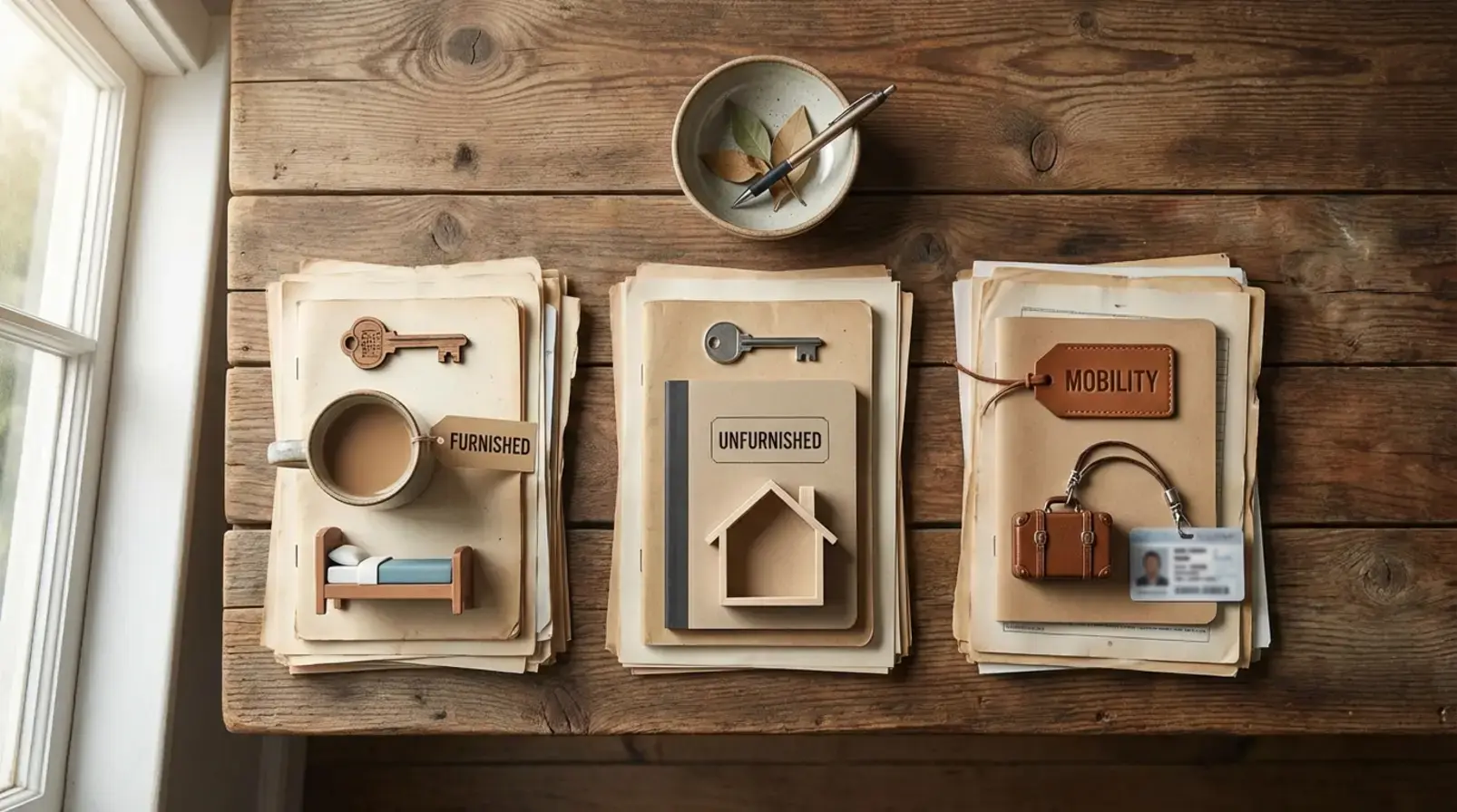 Comparatif des options de bail pour aides au logement avec tableau de critères