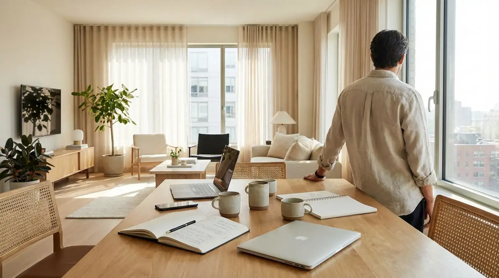 Dossier de bail mobilité prêt à être vérifié avec contrat de location meublée et pièces justificatives sur un bureau