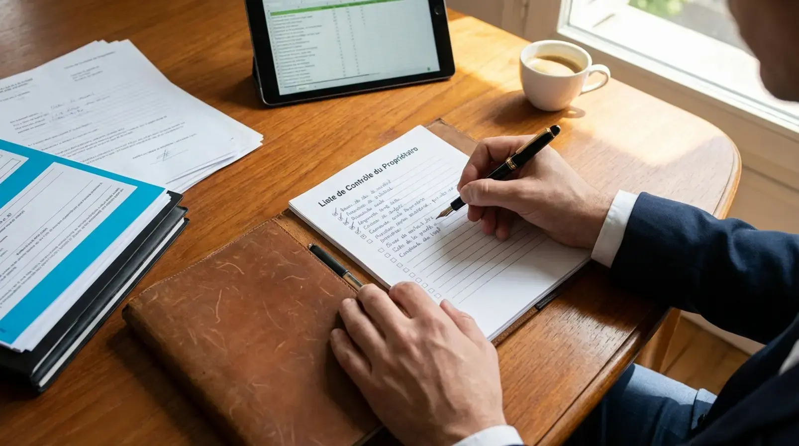 Checklist de déclaration des revenus pour un bail mobilité avec justificatifs classés