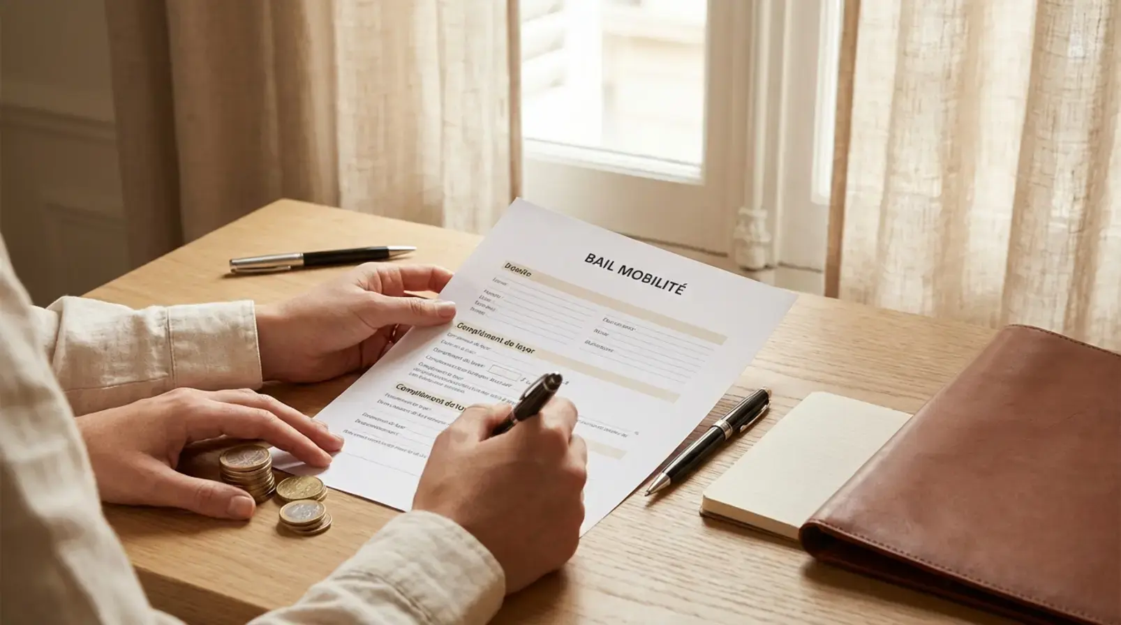 Dossier de justification du complément de loyer pour un bail mobilité à Paris