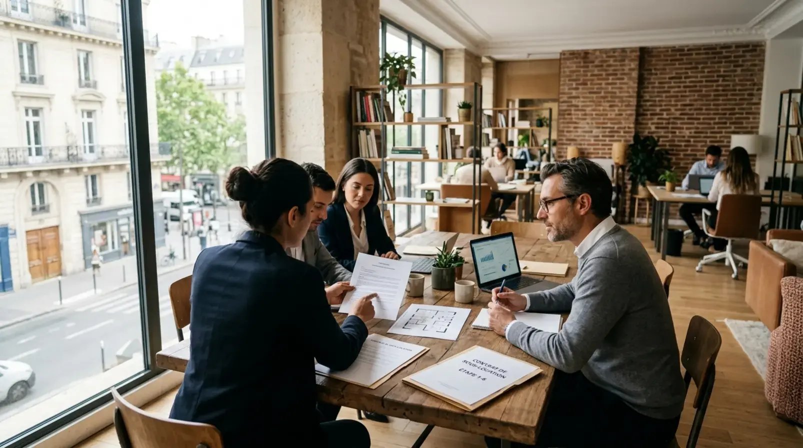 Audit de bail professionnel dans un immeuble parisien