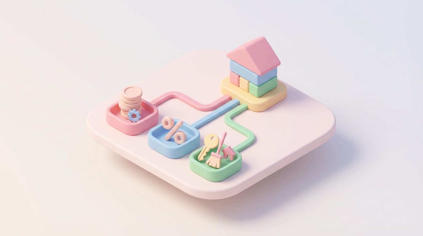 Calcul des frais de gestion Airbnb sur ordinateur avec tableau de revenus nets