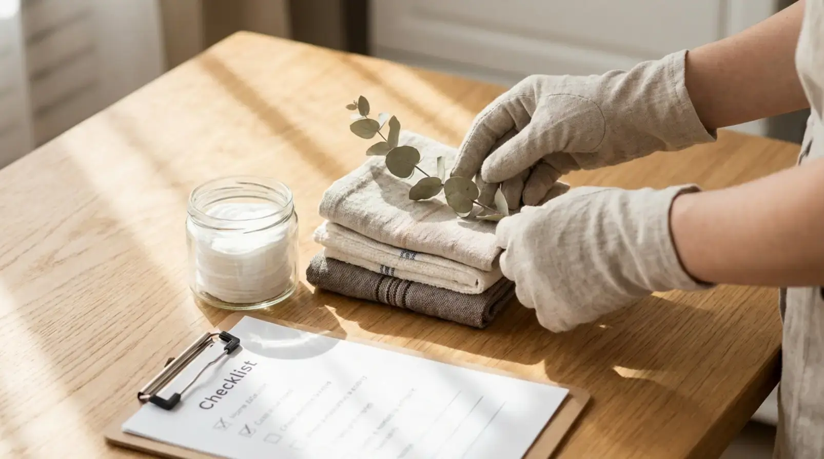 Contrôle qualité après ménage Airbnb avec checklist et photos