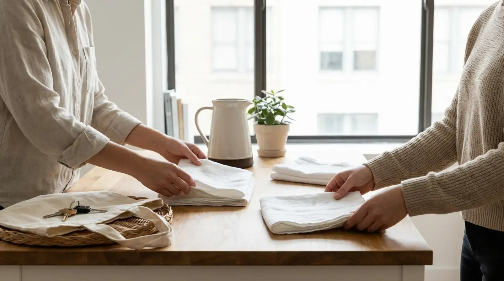 Process de ménage entre check-out et check-in avec changement de linge et contrôle final