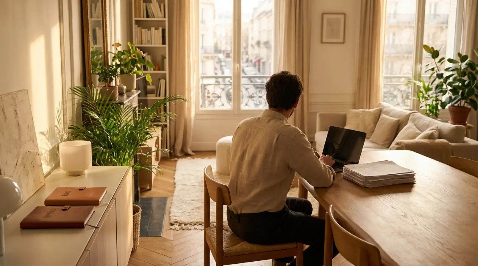 Documents d’impôts et bail de location posés sur un bureau, illustrant une sous-location non déclarée