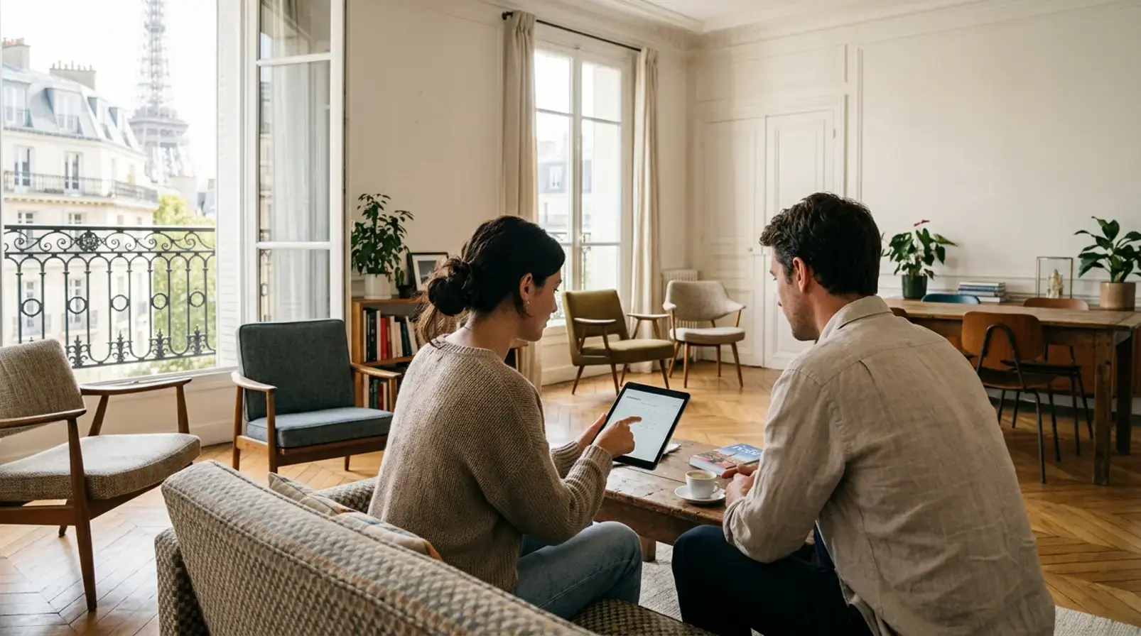 Appartement parisien préparé pour une sous-location courte durée encadrée