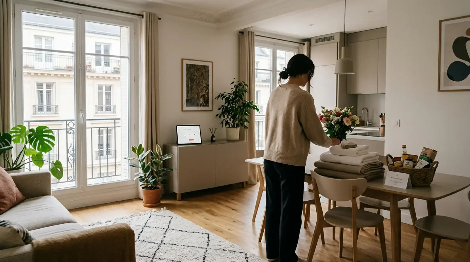 Contrat et clés pour une sous-location professionnelle Airbnb encadrée
