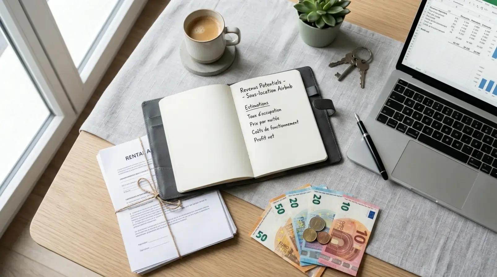 Estimation des revenus d’une sous-location professionnelle Airbnb