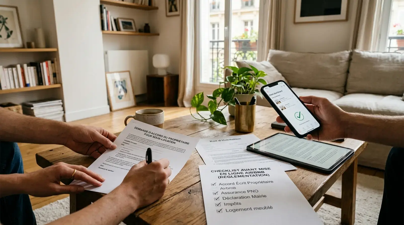 Préparation opérationnelle avant une sous-location Airbnb