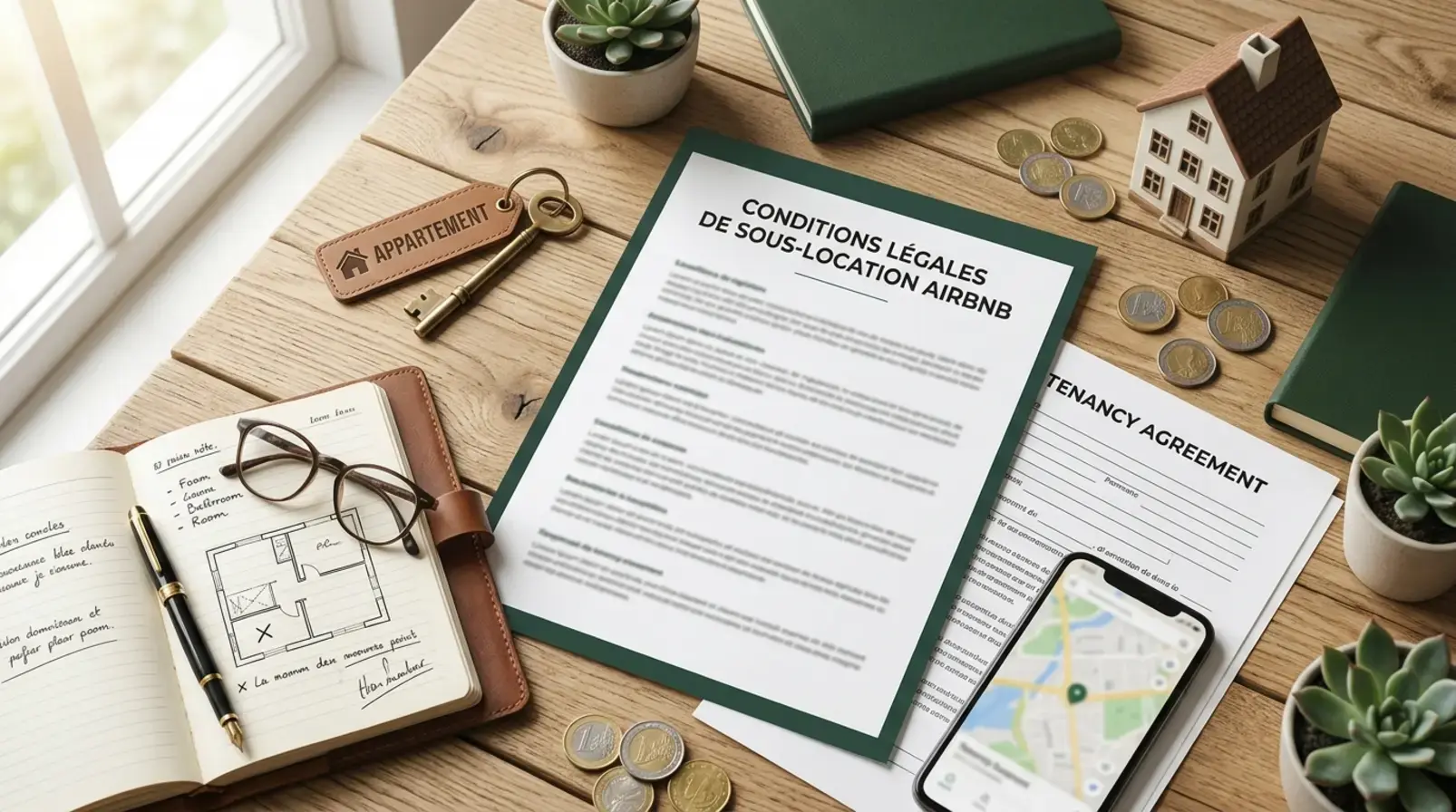 Checklist des conditions légales de sous-location Airbnb